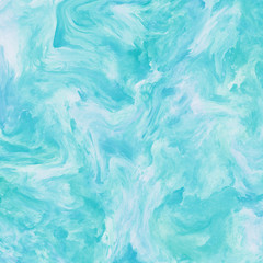 abstract light turquoise marble watercolor dreamy fantasy background