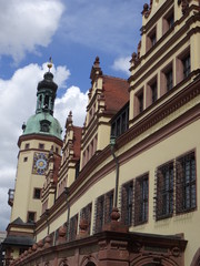 Fototapeta na wymiar Altes Rathaus Leipzig