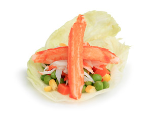 Carrots, corn, peas isolated on white background. This has clipping path.