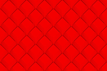 3d rendering. modern seamless red square grid art tile pattern design wall texture background.