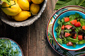 fruit salad on a plate