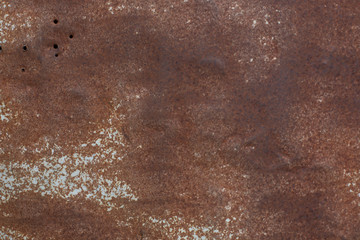 abstract Rust old on metallic surface brown texture background for wallpaper, construction ironworks metallic backdrop design shape for architecture, sheet aluminum durable for industrial