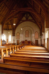 Fototapeta na wymiar Interior of Ross Uniting Church