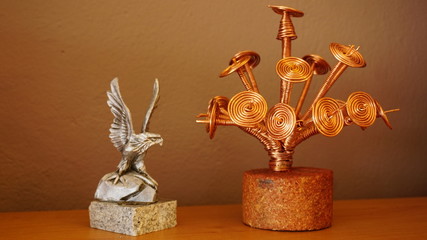 Drzewko szczęścia, rękodzieło, sztuka, hobby, ozdoby, aranżacja © Sławek