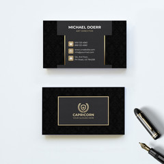 Golden Business Card