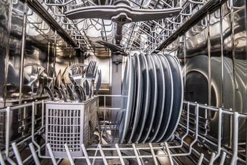 Dishwasher with clean dish