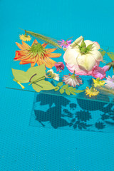 Obraz na płótnie Canvas Image of a bouquet of flowers