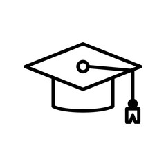 Graduate Icon Design Vector Template