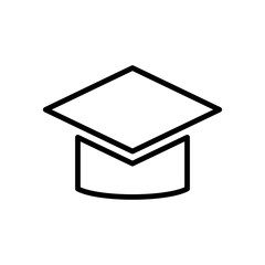 Graduate Icon Design Vector Template