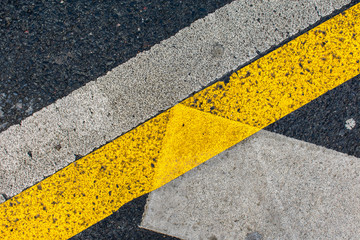 Strassenbelag im Detail. Betonkunst. Grafische Darstellung von Strasse, Gehweg, Asphalt und...