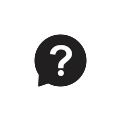 question mark outline icon, vector Illustration