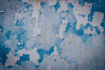 Old blue wall texture