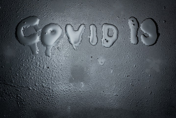 Coronavirus outbreak in 2019,water drops are literally 