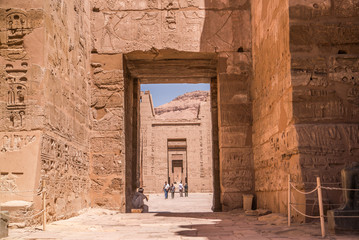 entrance to temples in Luxor Egypt