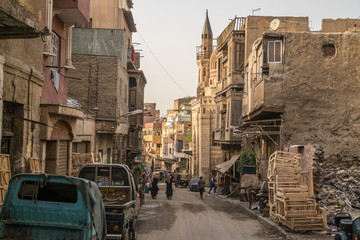 busy street in Luxor egypt © Zach