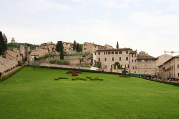 Fototapeta na wymiar City of Assisi, Italy