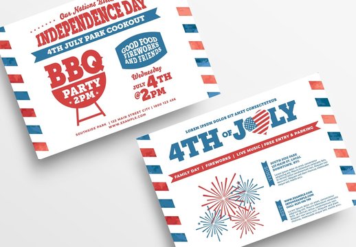 4th of July Fair Flyer Layout