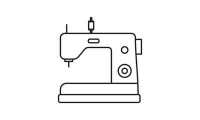 Sewing machine, clothes, sewing, tailor, handmade free vector icon
