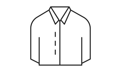 Shirt, cloth, fabric, cotton, uniform free vector icon
