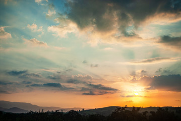 Sunset in Arenal, Costa Rica, Central America