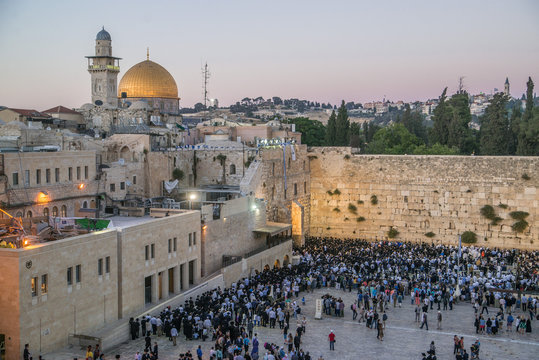 Wailing Wall In Jerusalem Israel