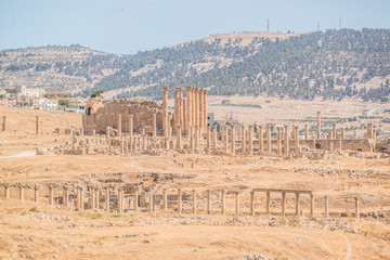 ancient roman ruins in Jordan