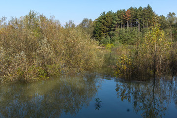 Panorama of Koprinka Reservoir, Bulgaria
