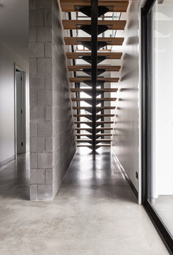Contemporary residential staircase