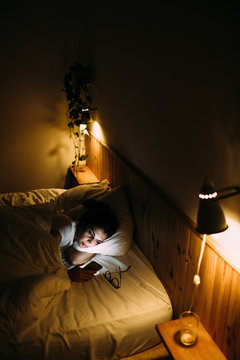 Girl with insomnia.