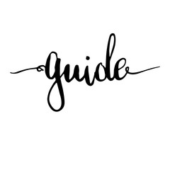 Handwritten vector word "Hello". Overlay text for logo, poster, banner, invitation, blog, billboard.