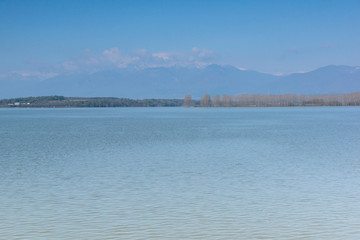 Panorama of Koprinka Reservoir, Bulgaria