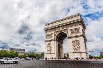 Fototapeta na wymiar Arch of Triumph Paris