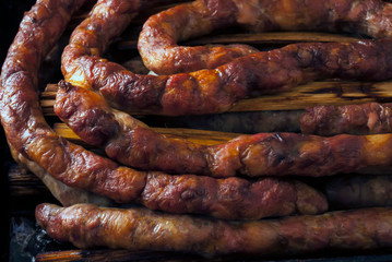 homemade sausage baked in the oven