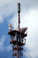 Fototapeta na wymiar repeater antenna for mobile communications