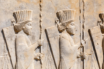 Bas-reliefs in Persepolis