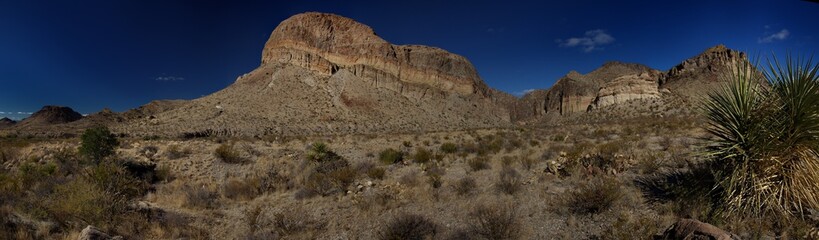 Panorama View Ross Maxwell Drive