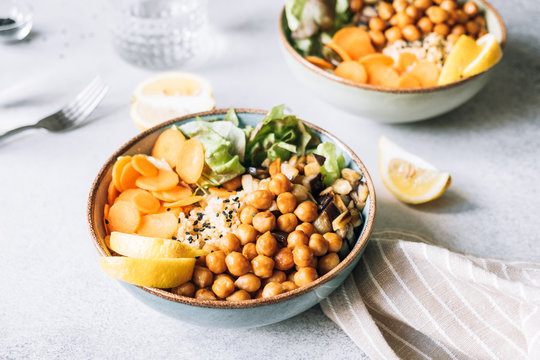 Healthy vegan buddha bowl