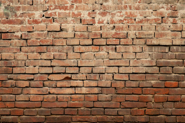 red brick wall