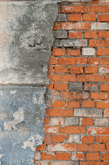 old red brick wall