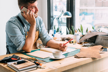 A Man Who Makes Bags