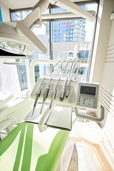 Dental office without people with appliances