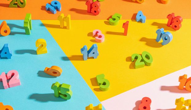 Colorful Letters/Numbers