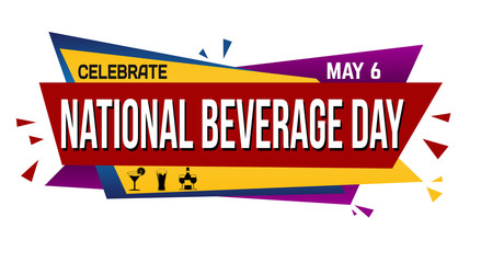 National beverage day banner design
