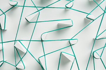 Infrastructure of green threads connected