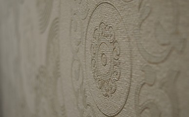 Abstract patterns on the wallpaper gray