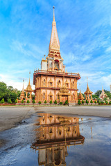 Fototapeta premium Chalong temple Phuket Thailand