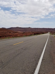 Fototapeta na wymiar Arizona Desert Road