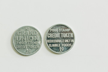 Vintage Food Stamp Coins