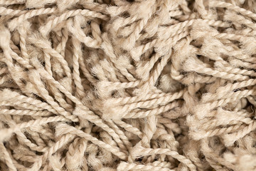 beige carpet texture in macro close up