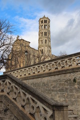 Southern France middle ages bell tower